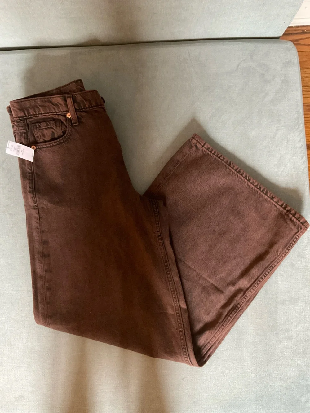 GAP Women's Flare Jeans in Chocolate Brown